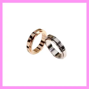 【1-01.27#】Band Ring  for unisex fashion daily engagement wedding anniversary birthday present