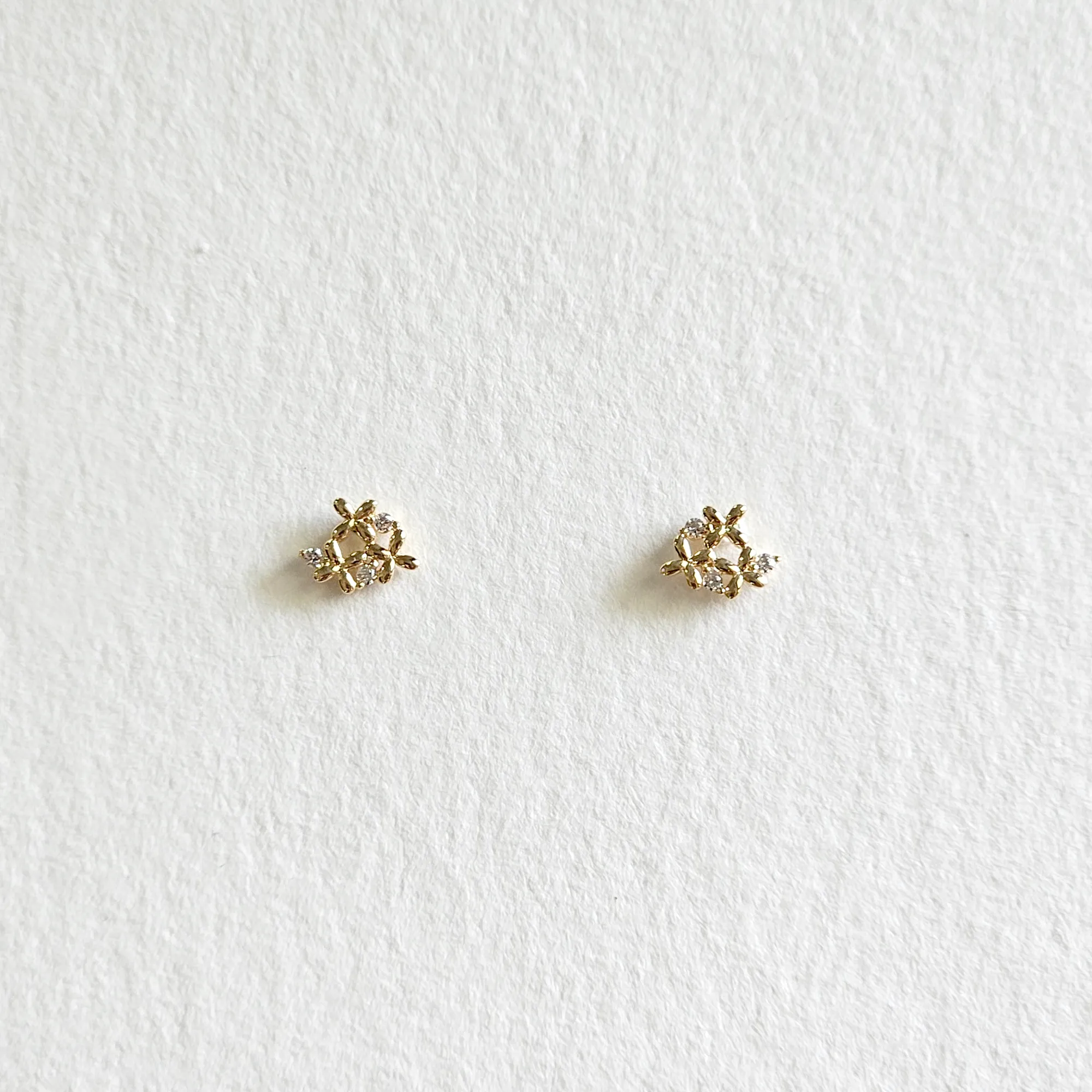 14K Flower Field Earrings