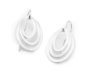 3 Oval Shaped Earrings