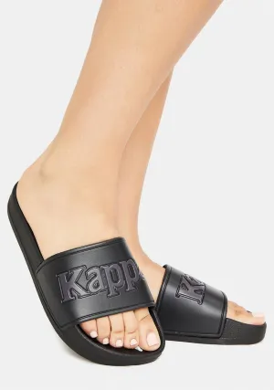 Black 222 Banda Adam 17 Slide Sandals
