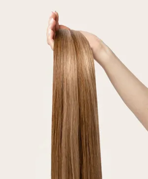 Bronde Highlighted, 16" Classic Clip-In Hair Extensions, P10/18/6 | 100g