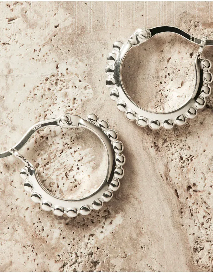 Chia Silver Hoop Earring