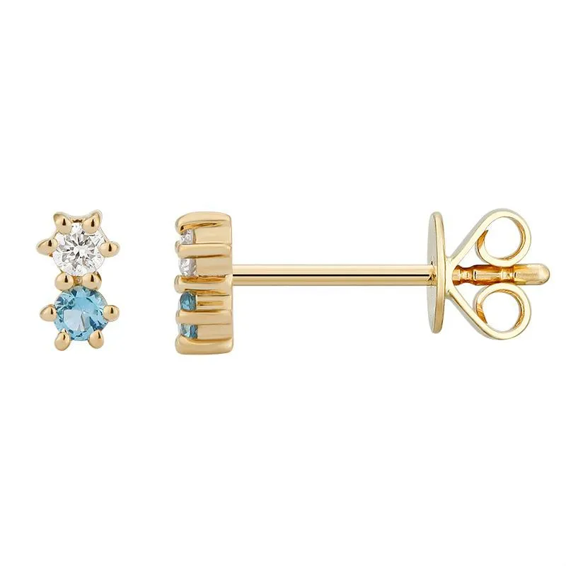 Diamond and Gemstone Stud Piercing
