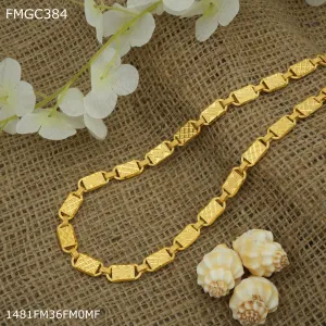 Freemen Designer nawabi gold plated Chain Design - FMGC384
