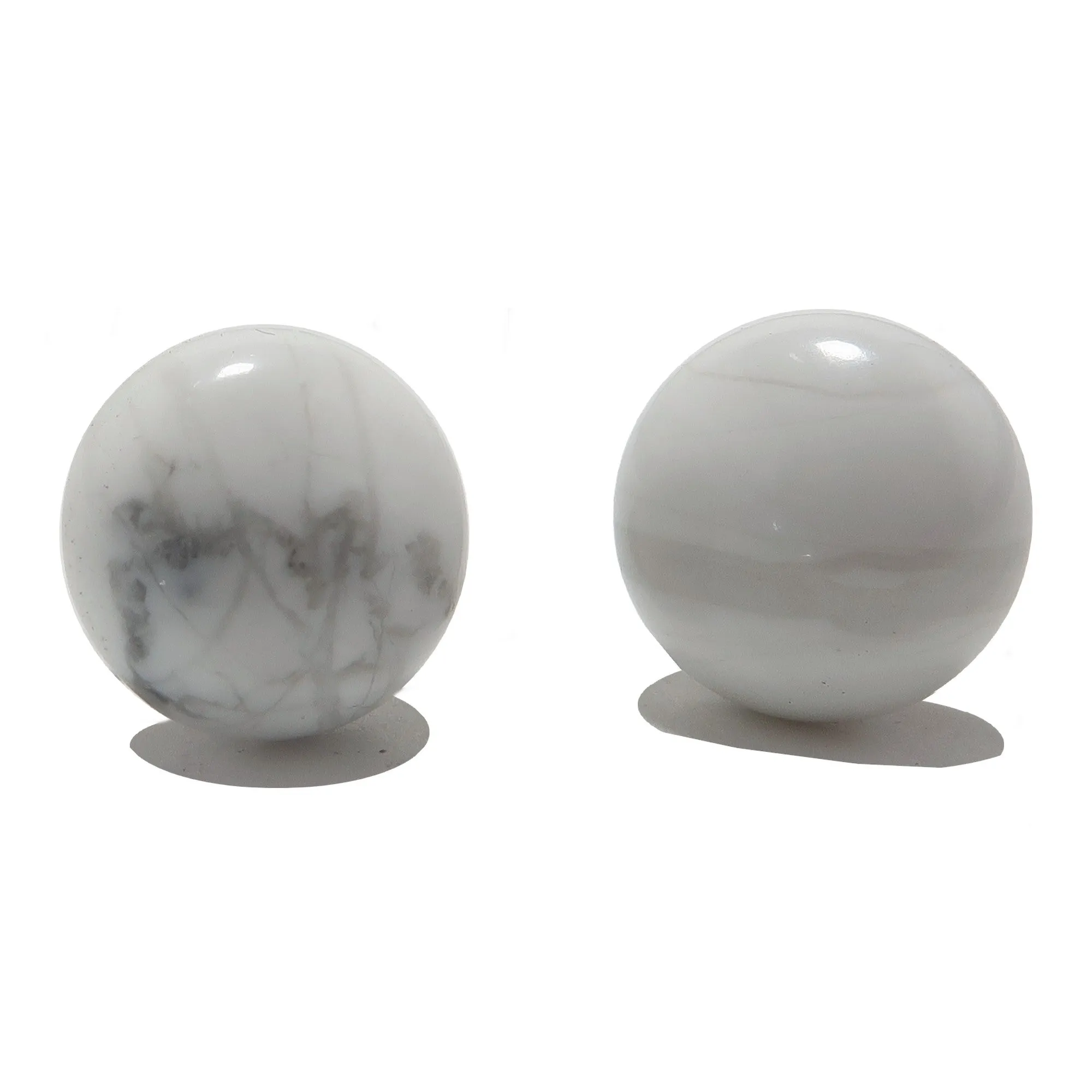 Howlite Earrings Pretty Little White Stud Gems