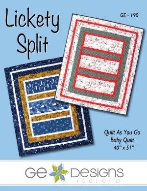 Lickety Split Crib Quilt Pattern 190