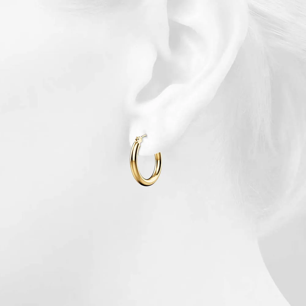 Luscious Hoop Gold Layered Earrings