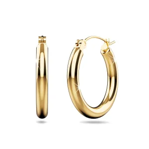 Luscious Hoop Gold Layered Earrings