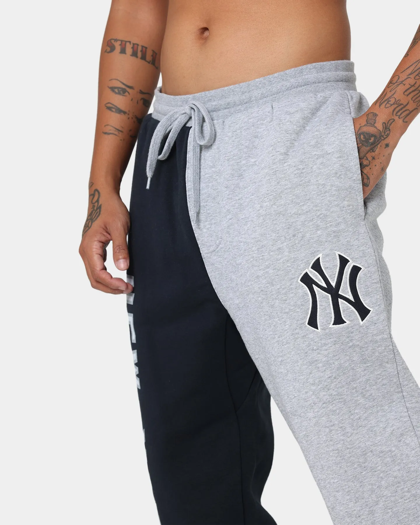 Majestic Athletic New York Yankees All Team Champs Track Pants True Navy/Grey