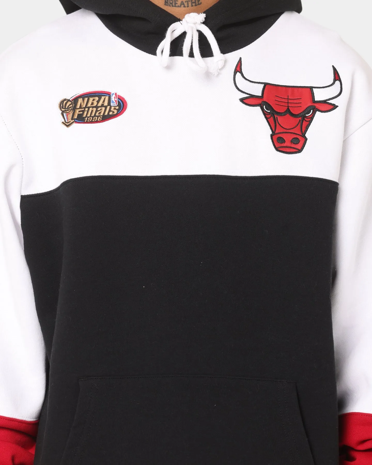 Mitchell & Ness Chicago Bulls Fusion Fleece 2.0 Hoodie Black