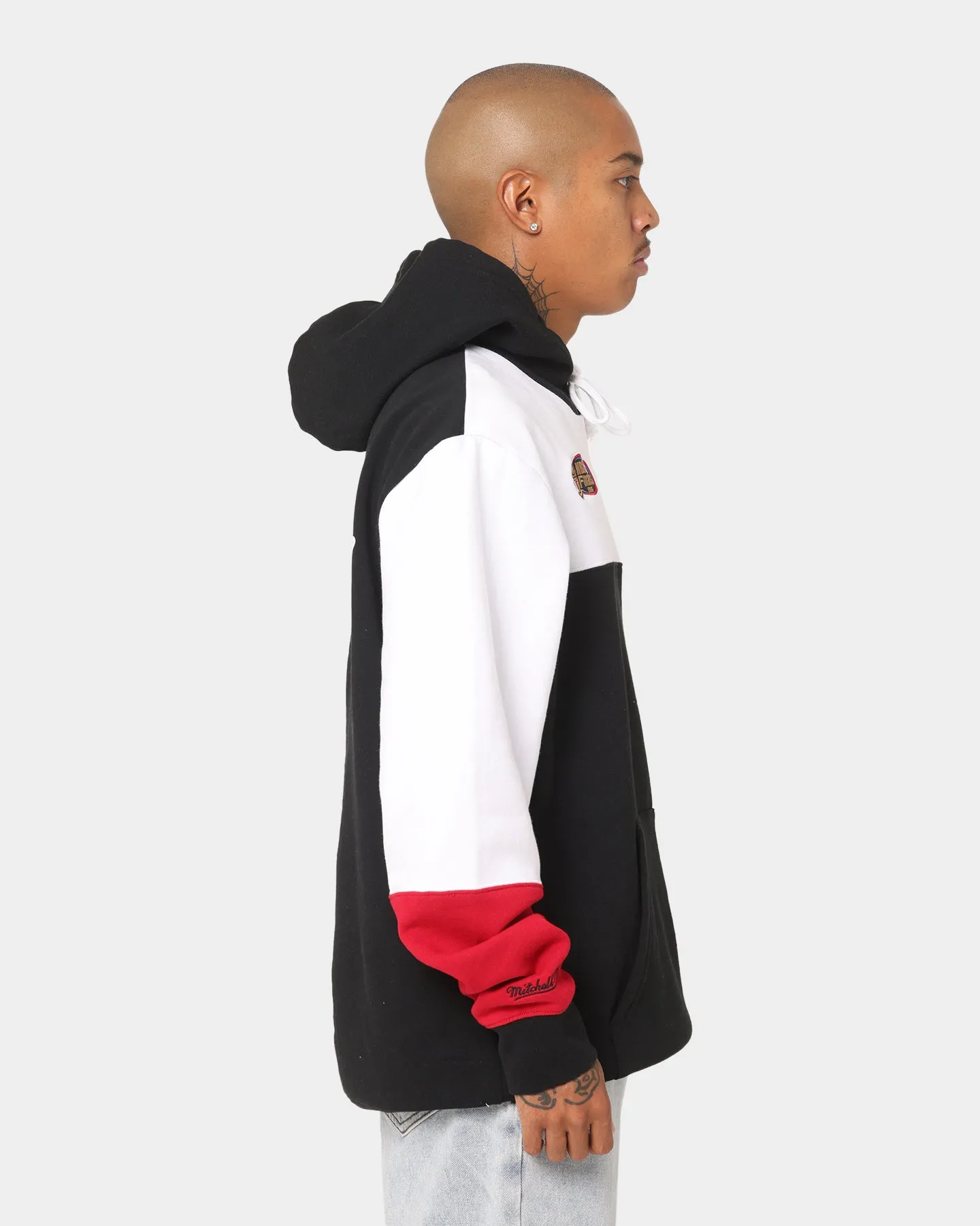 Mitchell & Ness Chicago Bulls Fusion Fleece 2.0 Hoodie Black