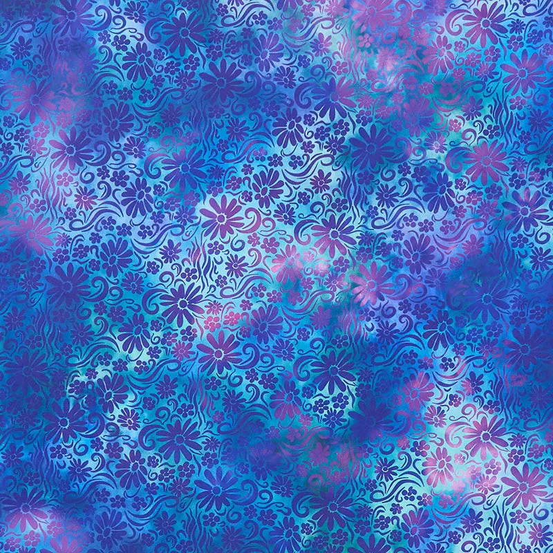 Prism - Garden Purple Digitally Printed Yardage