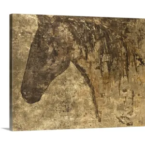 "Gold Steed" Canvas Wall Art