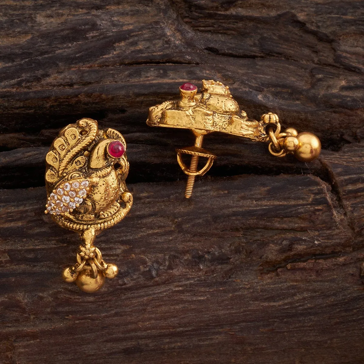 Silver Temple Earring 161877
