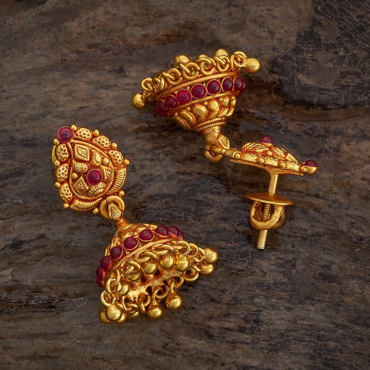 Silver Temple Earring 174136