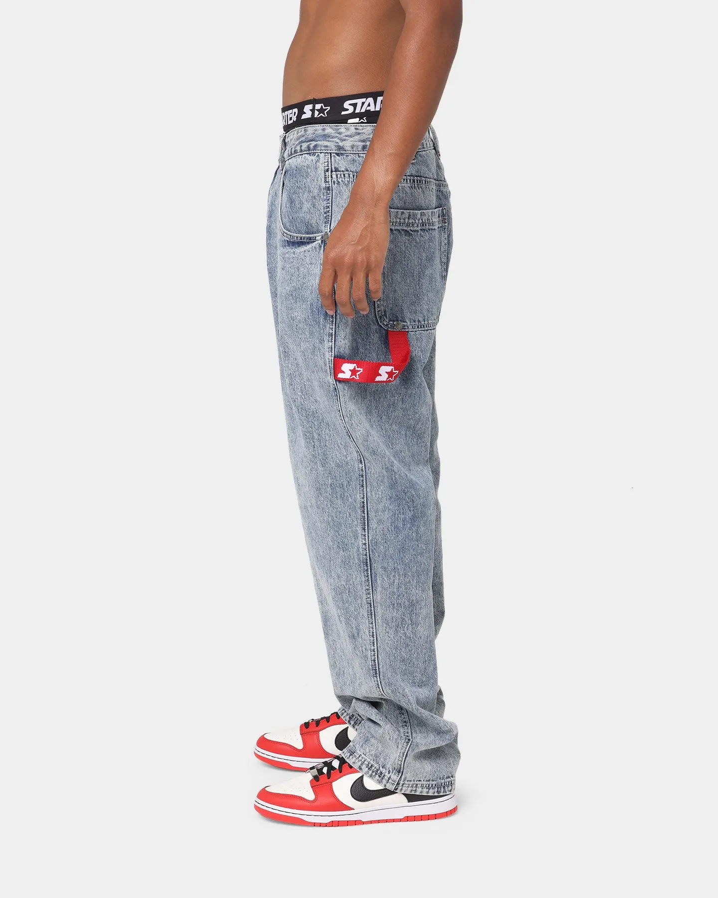 Starter Sideline Super Relaxed Jeans Superwash Blue