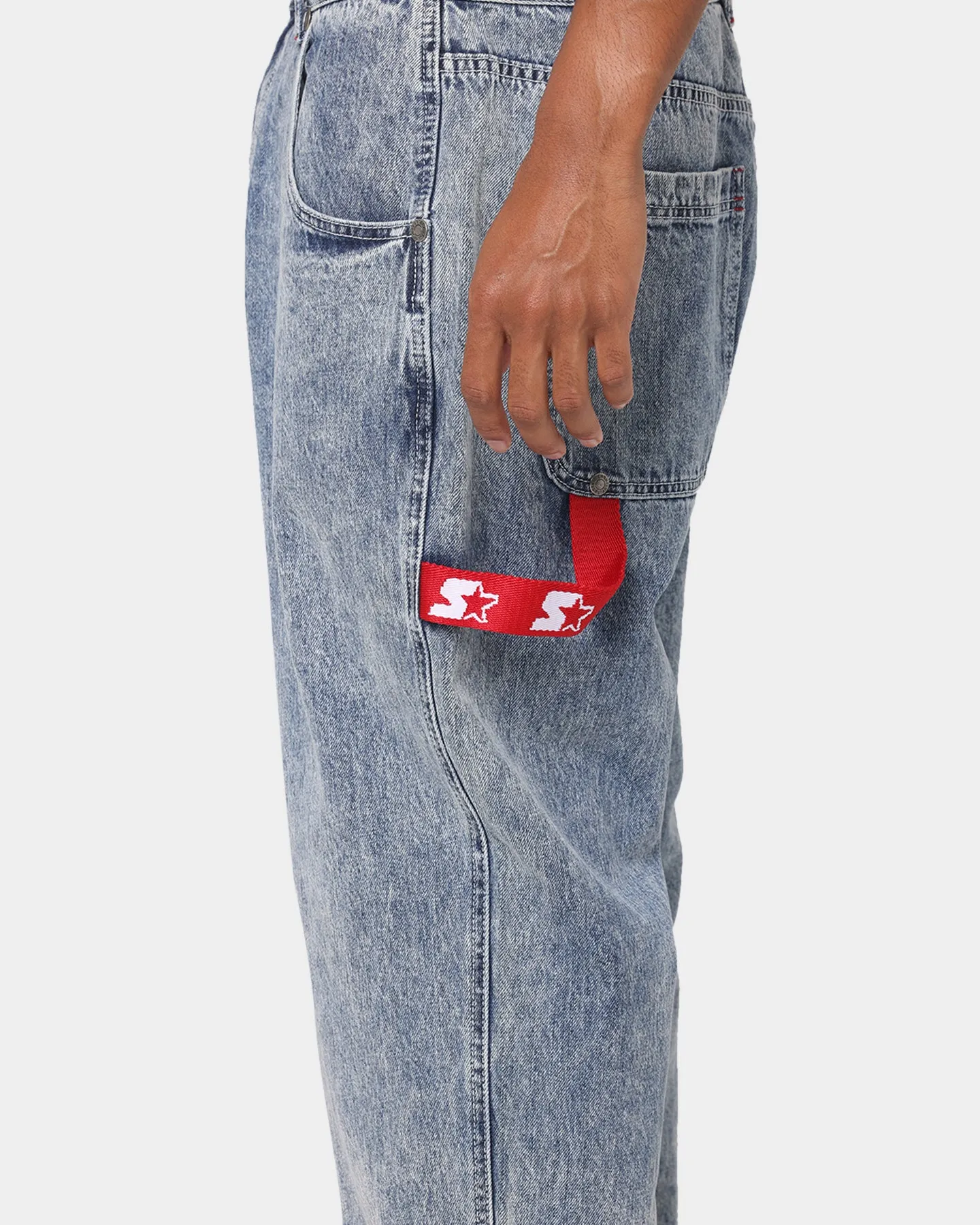 Starter Sideline Super Relaxed Jeans Superwash Blue