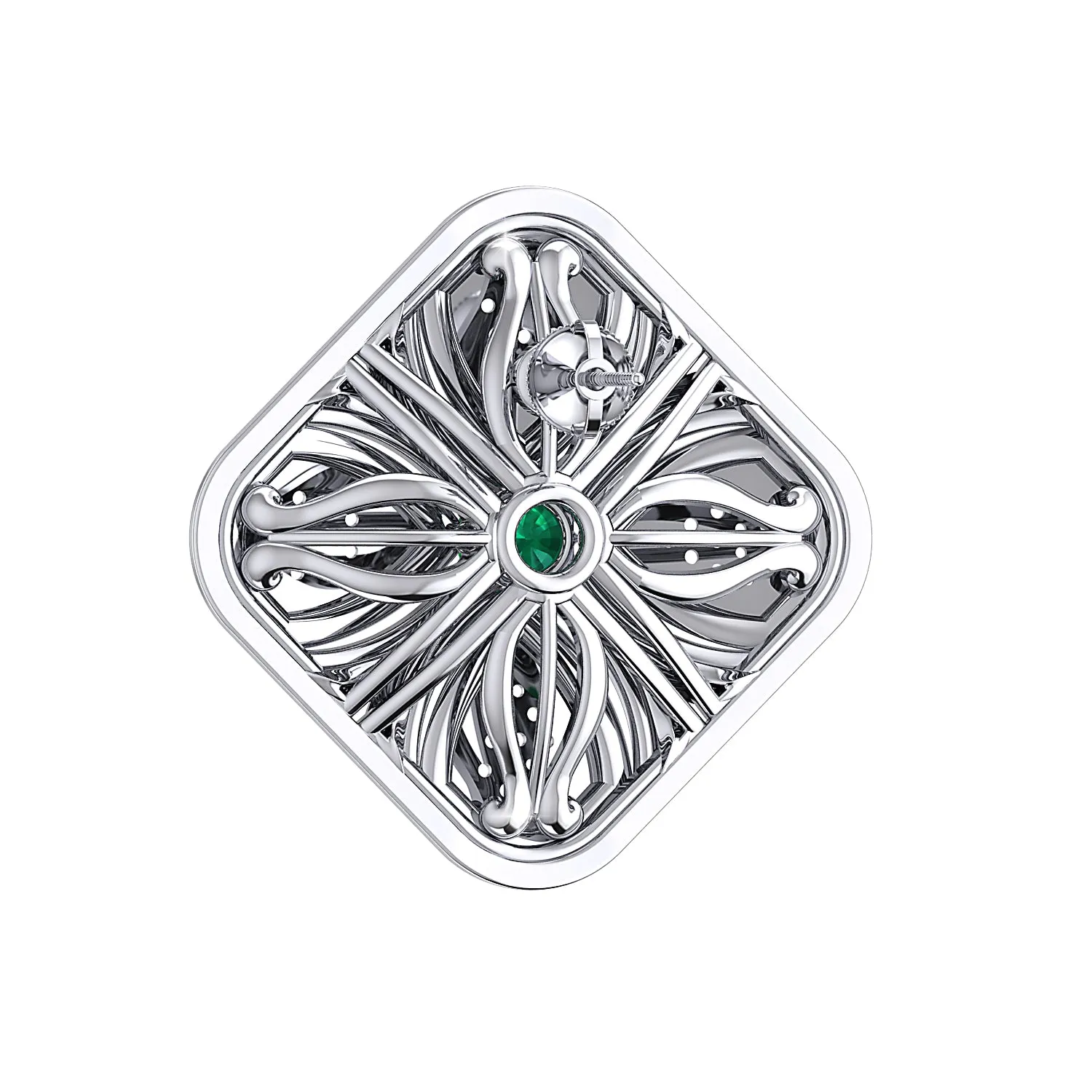 THE GREEN DUST EARRINGS