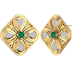 THE GREEN DUST EARRINGS