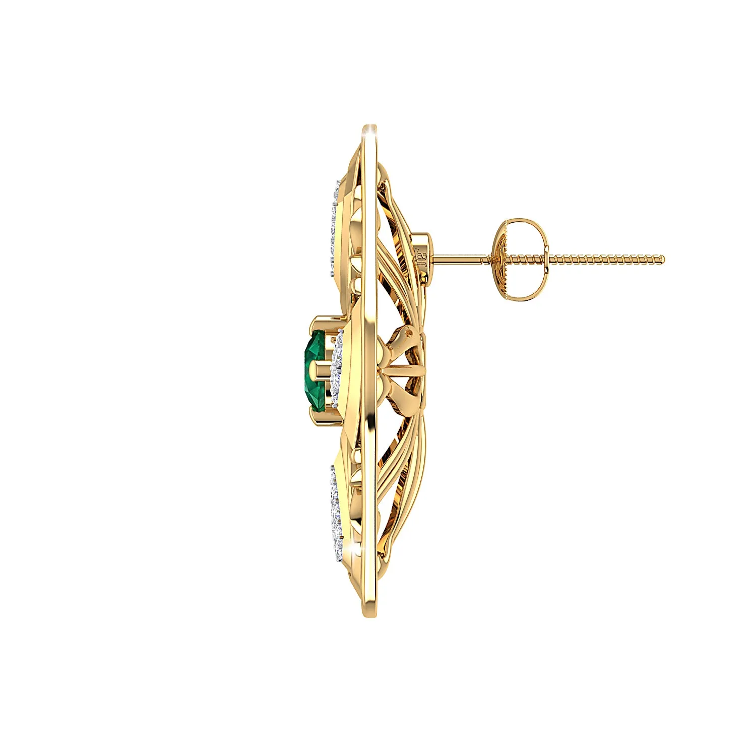THE GREEN DUST EARRINGS