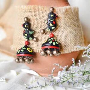 Trendy Handmade Beautiful Black Earring