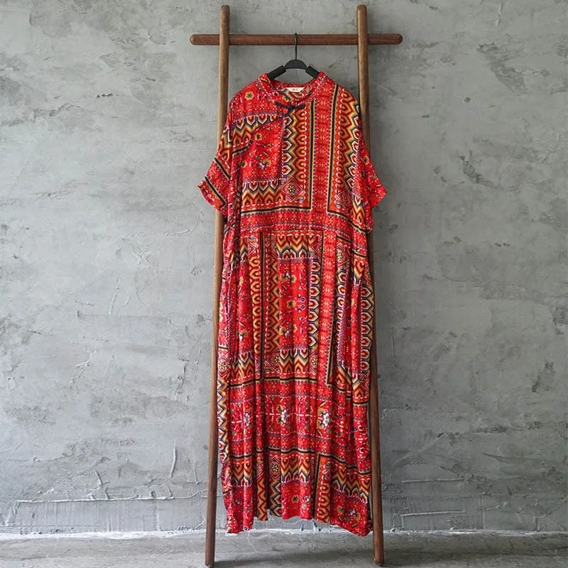 Zen Tribe Floral Midi Dress