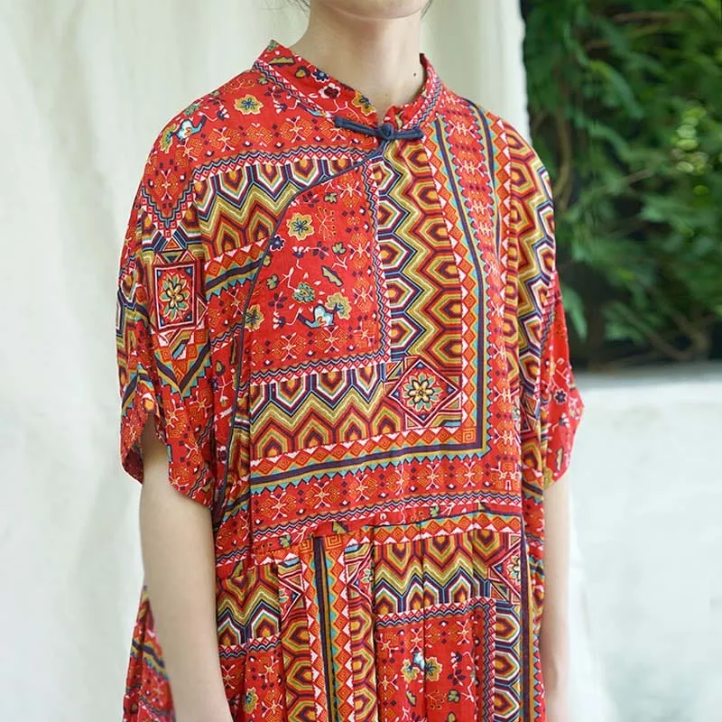 Zen Tribe Floral Midi Dress